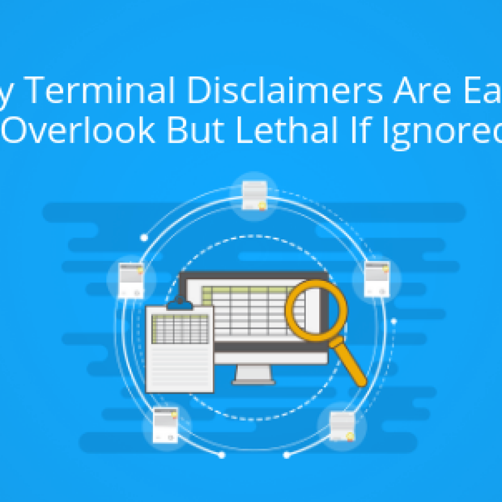 Terminal Disclaimer cover