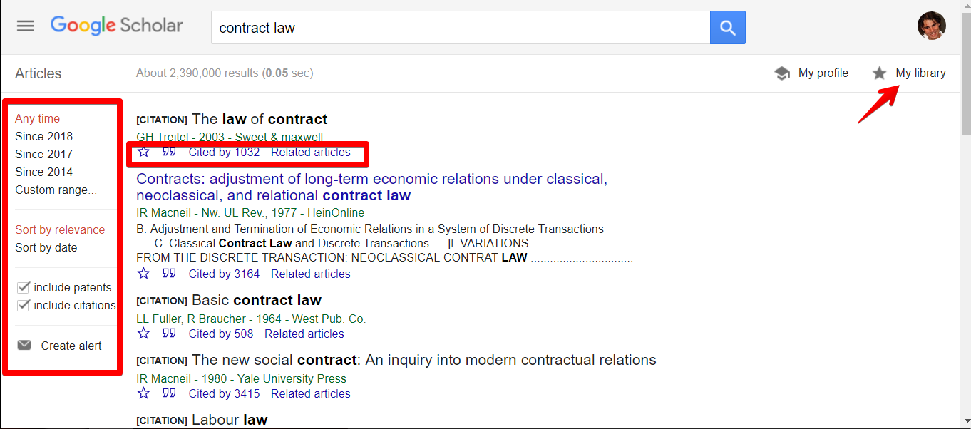 how to search thesis in google scholar