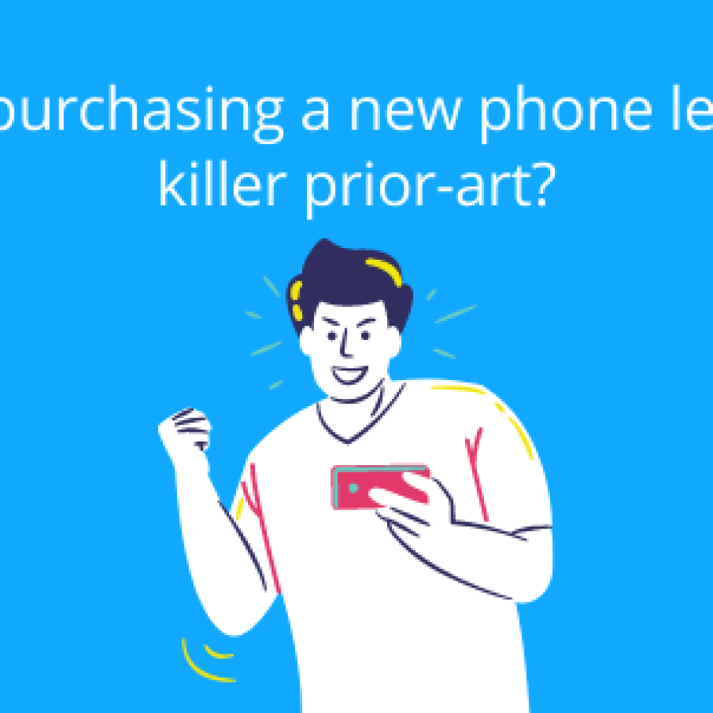 How purchasing a new phone led to a killer prior art