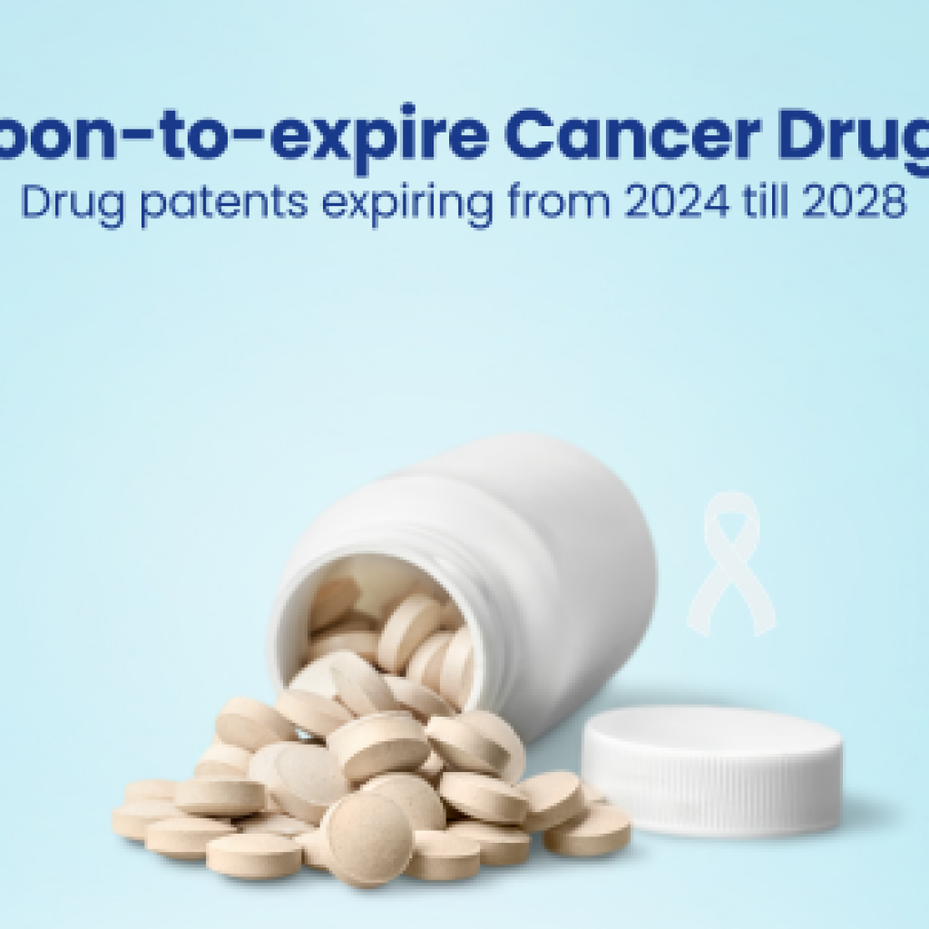 Soon-to-expire Cancer Drugs Drug patents expiring from 2024 till 2028