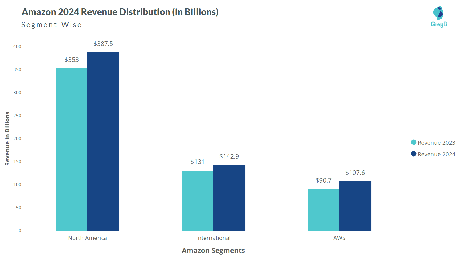 Amazon 2024 Revenue Segment Wise