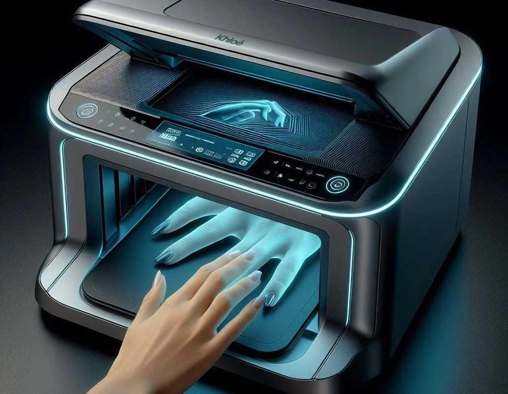 Khloé's 3D Nail printer 