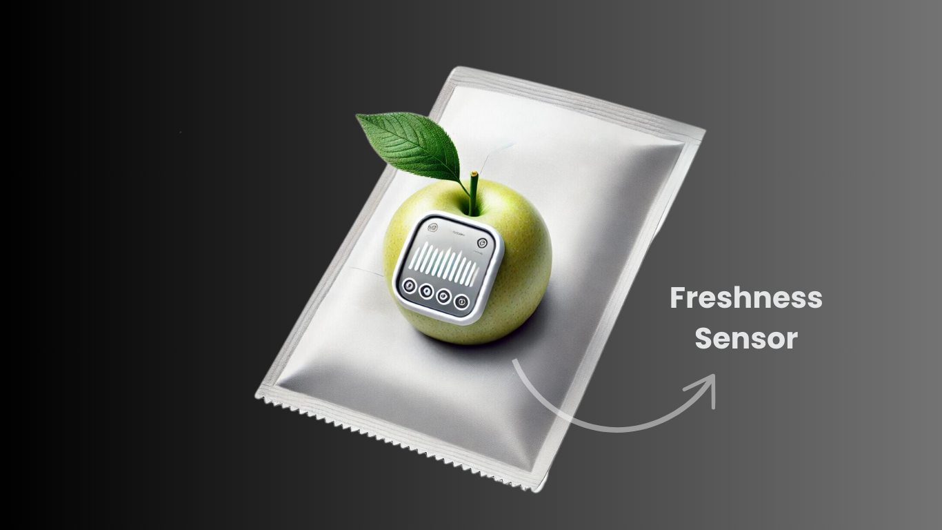 Printable Freshness Sensors for Real-Time Monitoring of Perishable Items: A Food Freshness Indicator