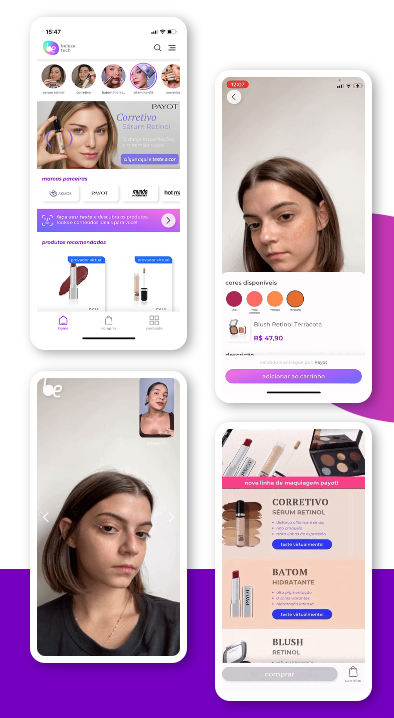 Be Beleza Augmented Reality (AR) Beauty Try-on Tech