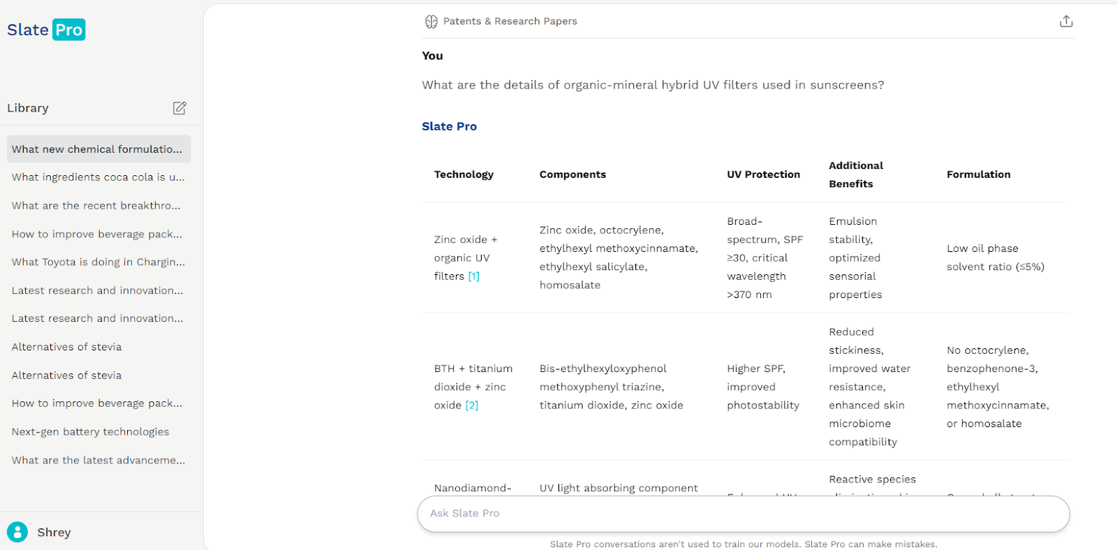 Research Categorization in Slate