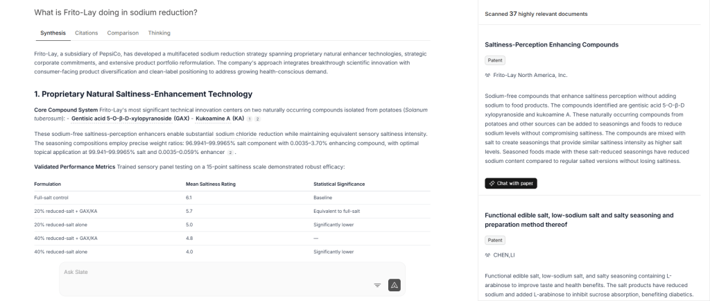Discover what what is Frito Lay doing in sodium reduction with Slate