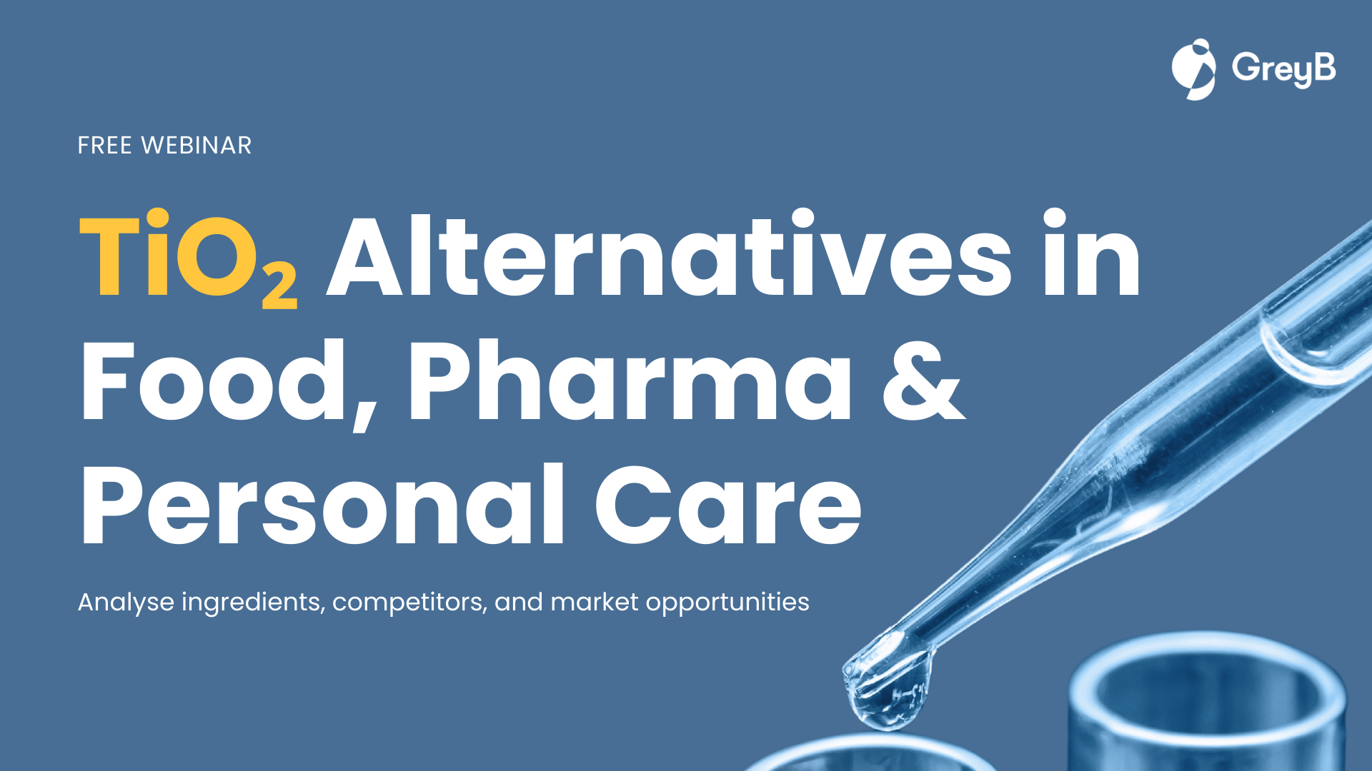 TiO2 alternatives in food, pharma, and personal care