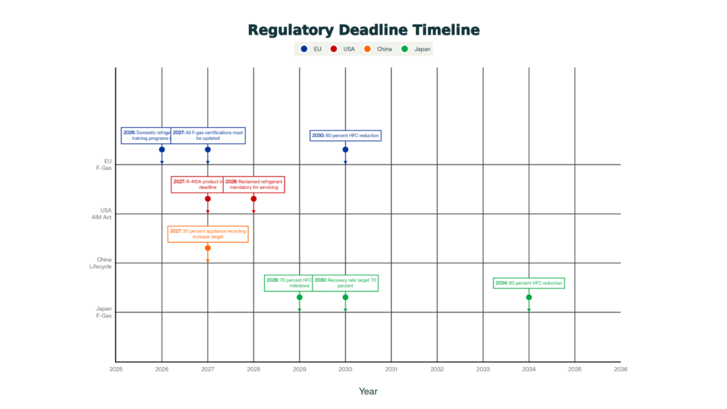 HVAC Refrigerant regulations deadline timeline
