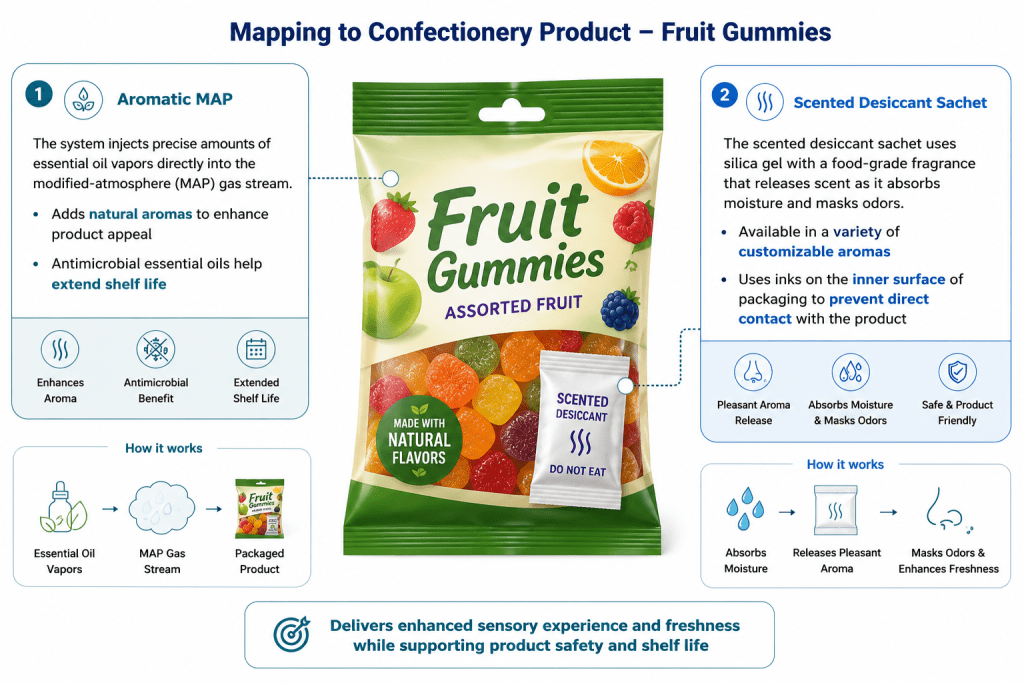 Scalable Aroma Packaging Technologies for Confectionery